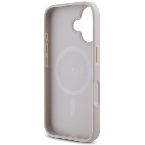 Guess - 4G Small and Classic Logo MagSafe (GUHMP16SP4SM4MP) - iPhone 16 - Pink