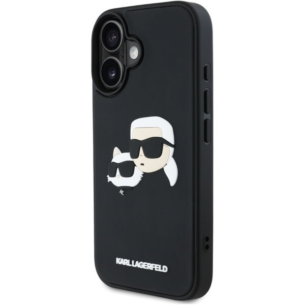 Karl Lagerfeld - 3D Design (KLHCP16SRBCKCHLK) - iPhone 16 - Rubber Karl&Choupette