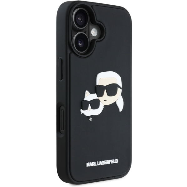 Karl Lagerfeld - 3D Design (KLHCP16SRBCKCHLK) - iPhone 16 - Rubber Karl&Choupette