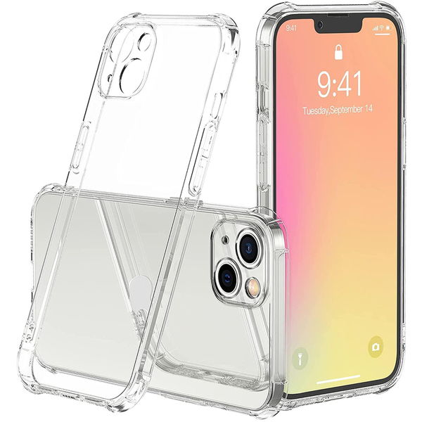 Techsuit - Shockproof Clear Silicone - iPhone 16 Plus - Clear