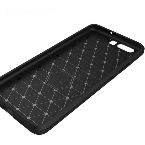 Techsuit - Carbon Silicone - Huawei P10 - Black
