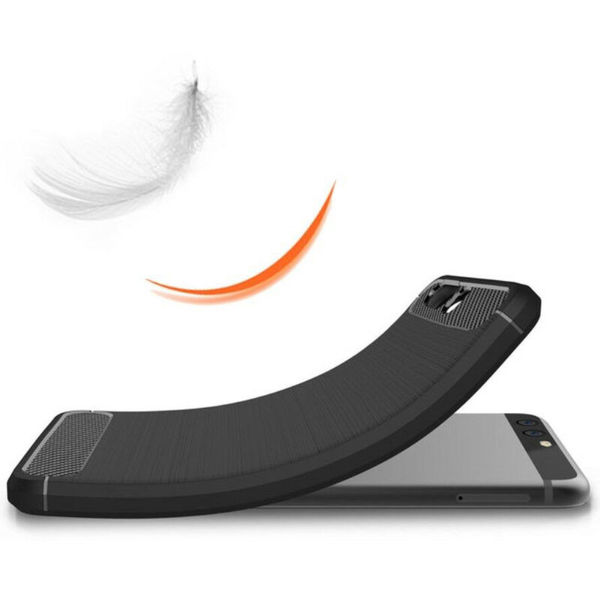 Techsuit - Carbon Silicone - Huawei P10 Plus - Black