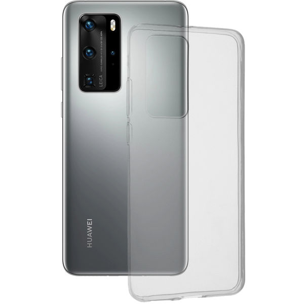 Techsuit - Clear Silicone - Huawei P40 Pro - Transparent