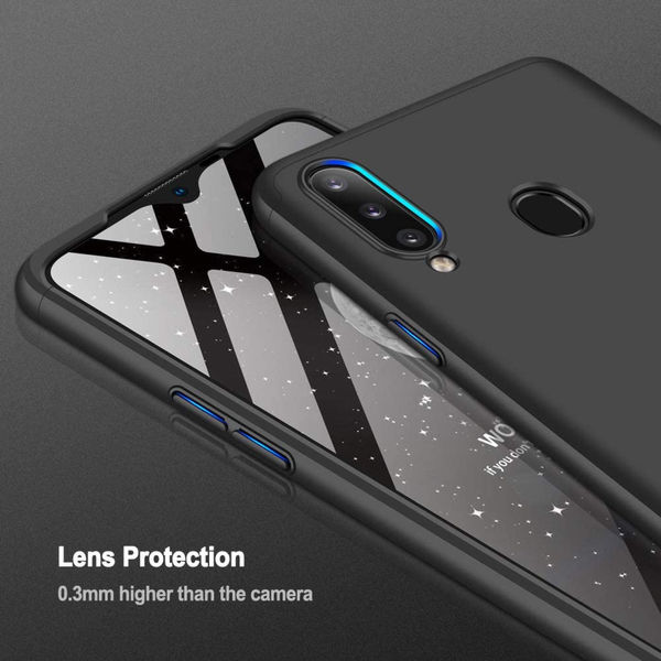 GKK - 360 Case + Screen Protector - Samsung Galaxy A20s - Black