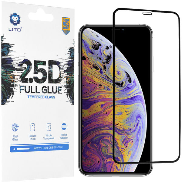 Lito - 2.5D FullGlue Glass - iPhone XS Max / iPhone 11 Pro Max - Black