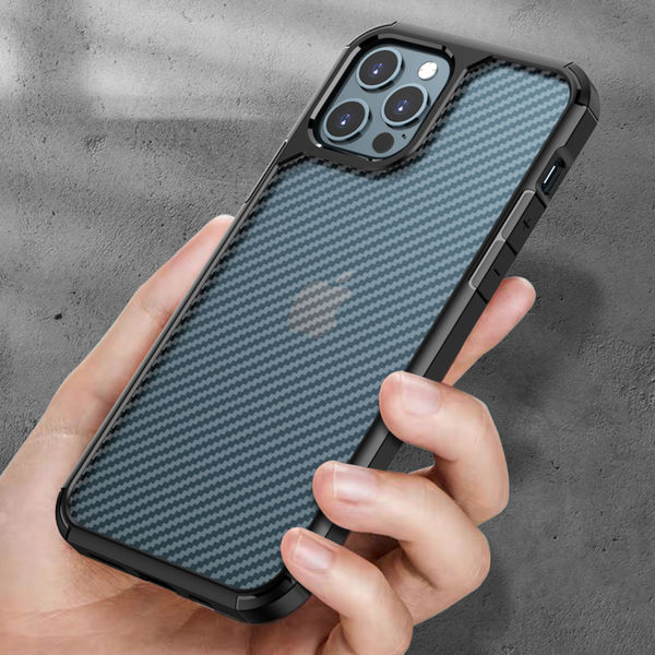 Techsuit - CarbonFuse - iPhone 12 Pro Max - Black