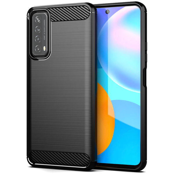 Techsuit - Carbon Silicone - Huawei P Smart 2021 - Black