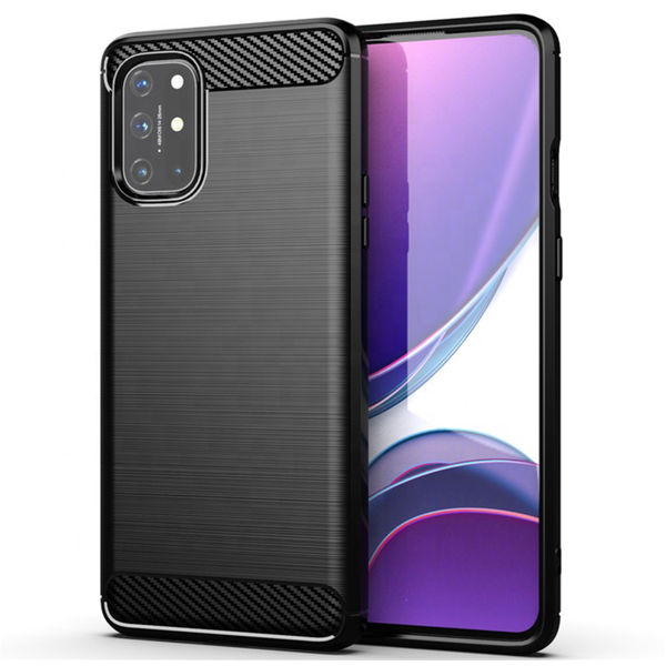 TechSuit - Carbon Silicone - OnePlus 8T - Black