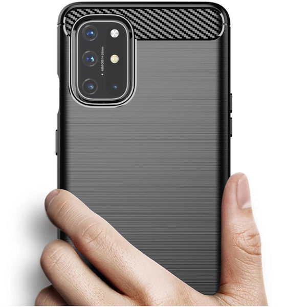 TechSuit - Carbon Silicone - OnePlus 8T - Black