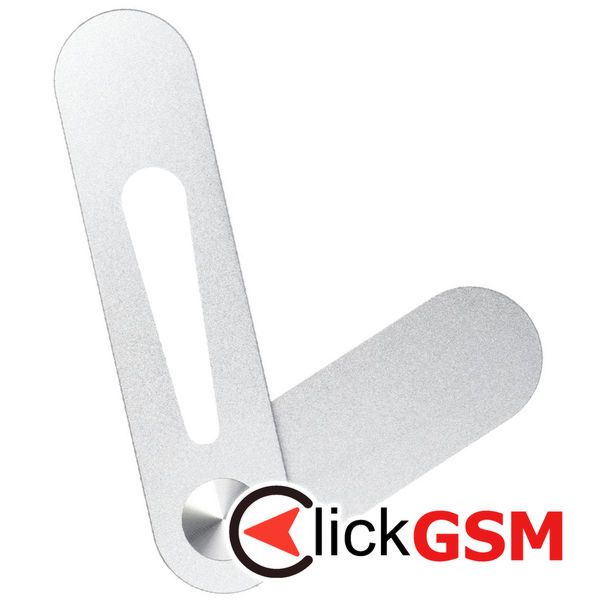 Techsuit - Desk Holder - with Laptop / Monitor Catchment, Foldable - Silver