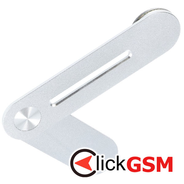 Techsuit - Desk Holder - with Laptop / Monitor Catchment, Foldable - Silver