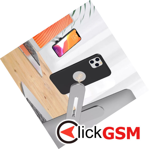 Techsuit - Desk Holder - with Laptop / Monitor Catchment, Foldable - Silver