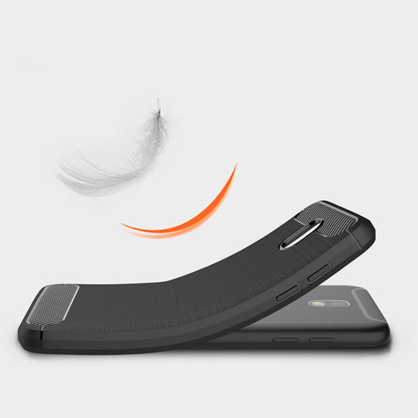 Techsuit - Carbon Silicone - Samsung Galaxy J5 2017 J530 / Galaxy J5 Pro 2017 - Black