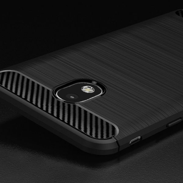 Techsuit - Carbon Silicone - Samsung Galaxy J5 2017 J530 / Galaxy J5 Pro 2017 - Black