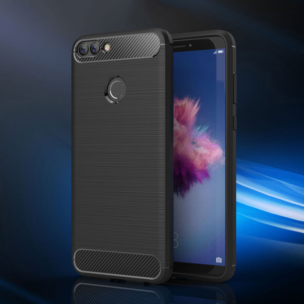 Techsuit - Carbon Silicone - Huawei P Smart - Black