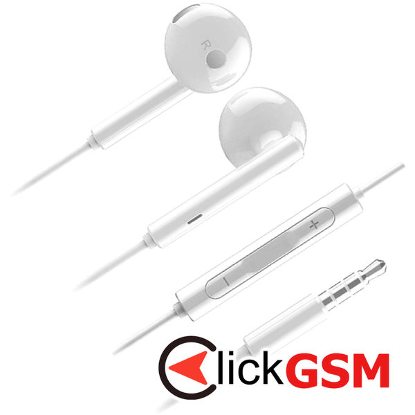 Huawei - Wired Earphones (AM115) - Jack 3.5mm, Stereo - White (Bulk Packing)