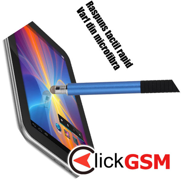 Techsuit - Stylus Pen (JC02) - Aluminum Alloy, Android, iOS, Microsoft - Dark Blue