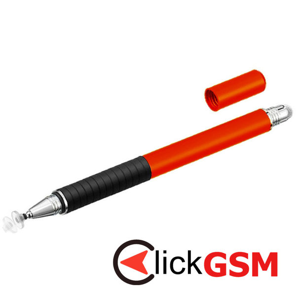Techsuit - Stylus Pen (JC02) - Aluminum Alloy, Android, iOS, Microsoft - Red