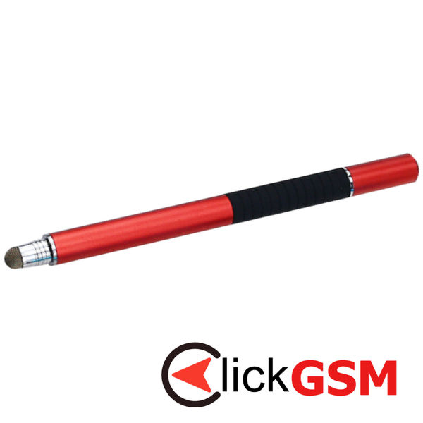 Techsuit - Stylus Pen (JC02) - Aluminum Alloy, Android, iOS, Microsoft - Red