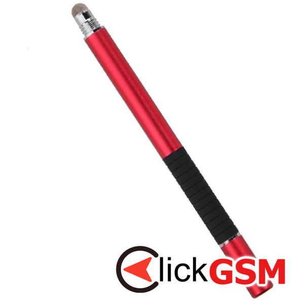 Techsuit - Stylus Pen (JC02) - Aluminum Alloy, Android, iOS, Microsoft - Red