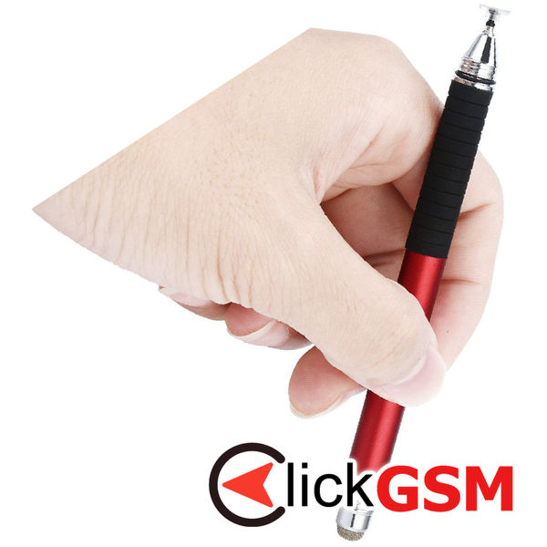 Techsuit - Stylus Pen (JC02) - Aluminum Alloy, Android, iOS, Microsoft - Red