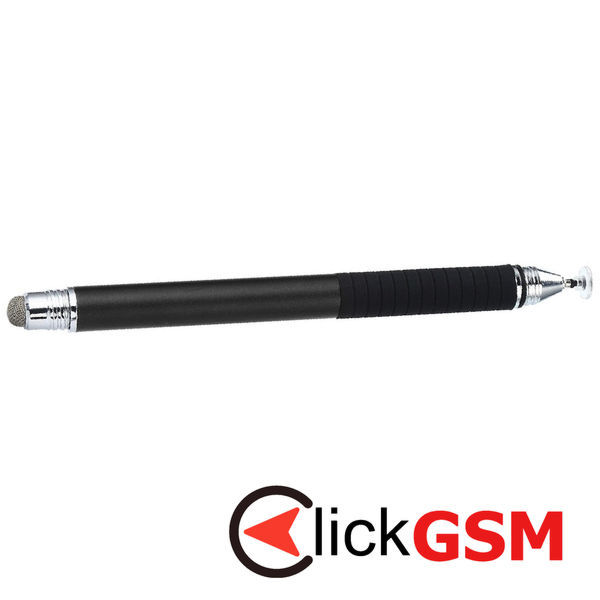 Techsuit - Stylus Pen (JC02) - Aluminum Alloy, Android, iOS, Microsoft - Black