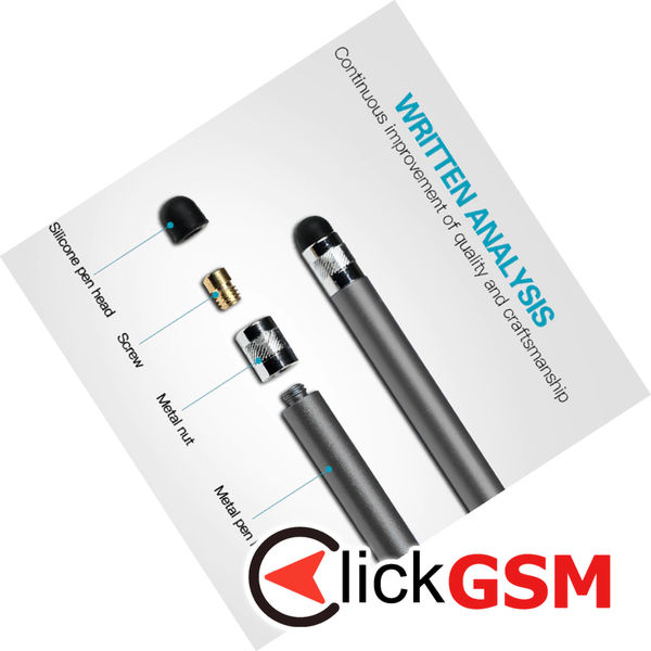 Techsuit - Stylus Pen (JC01) - Aluminum Alloy, Android, iOS, Microsoft - Green