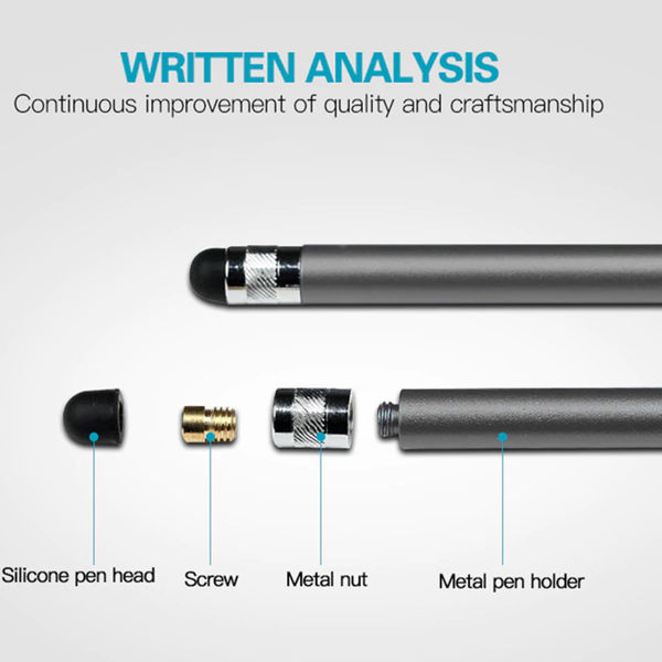 Techsuit - Stylus Pen (JC01) - Aluminum Alloy, Android, iOS, Microsoft - Navy Blue