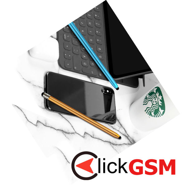 Techsuit - Stylus Pen (JC01) - Aluminum Alloy, Android, iOS, Microsoft - Black