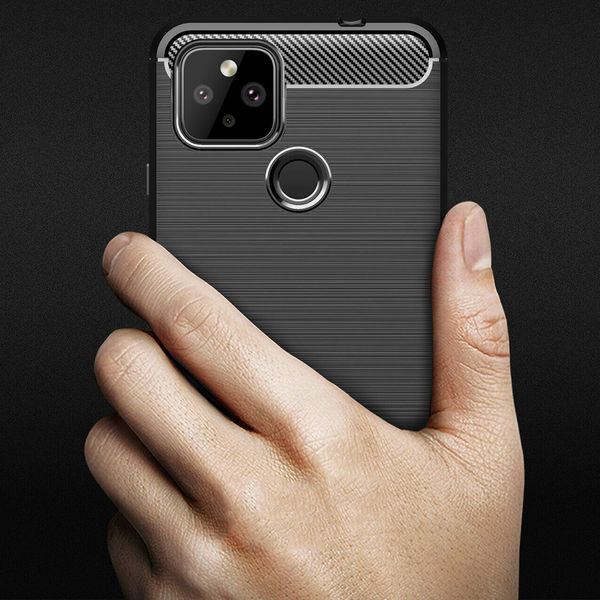 Techsuit - Carbon Silicone - Google Pixel 4a 5G - Black