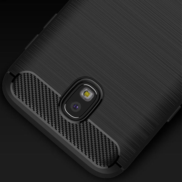 Techsuit - Carbon Silicone - Samsung Galaxy J7 2017 - Black