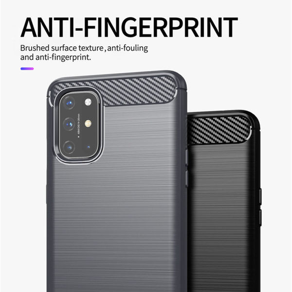 Techsuit - Carbon Silicone - OnePlus 9 - Black