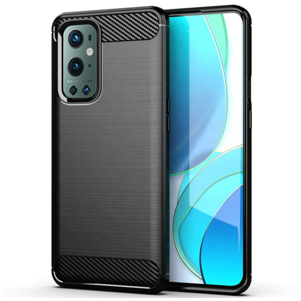 Techsuit - Carbon Silicone - OnePlus 9 Pro - Black
