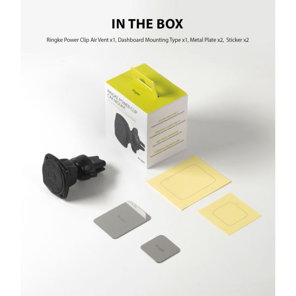 Ringke - Car Holder - Power Indicator Design for Air Vent - Black