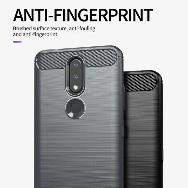 TechSuit - Carbon Silicone - Nokia 2.4 - Black