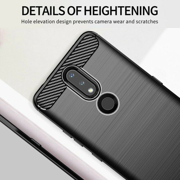 TechSuit - Carbon Silicone - Nokia 2.4 - Black