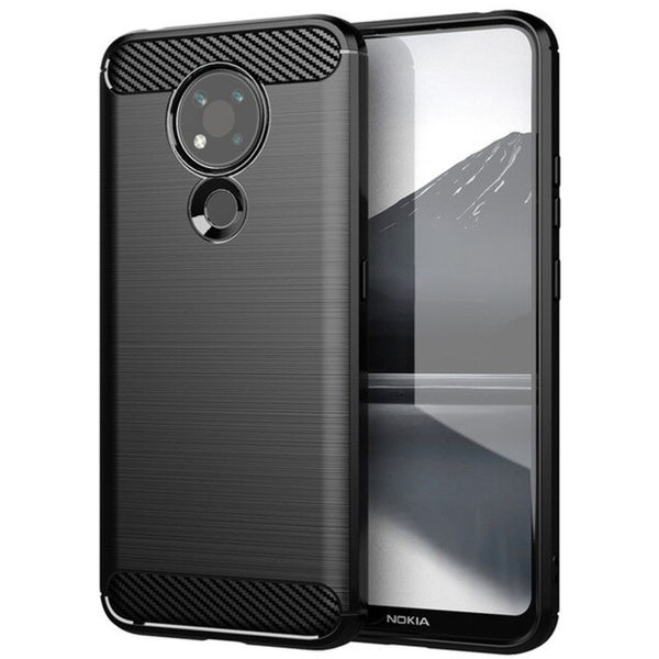 TechSuit - Carbon Silicone - Nokia 3.4 - Black
