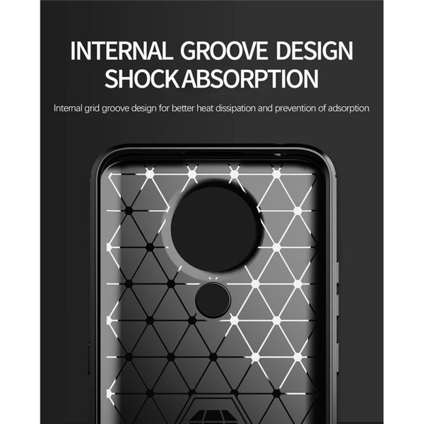 TechSuit - Carbon Silicone - Nokia 3.4 - Black