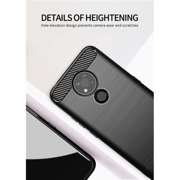 TechSuit - Carbon Silicone - Nokia 3.4 - Black