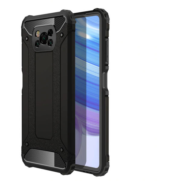 Techsuit - Hybrid Armor - Xiaomi Poco X3 / Poco X3 NFC / Poco X3 Pro - Black