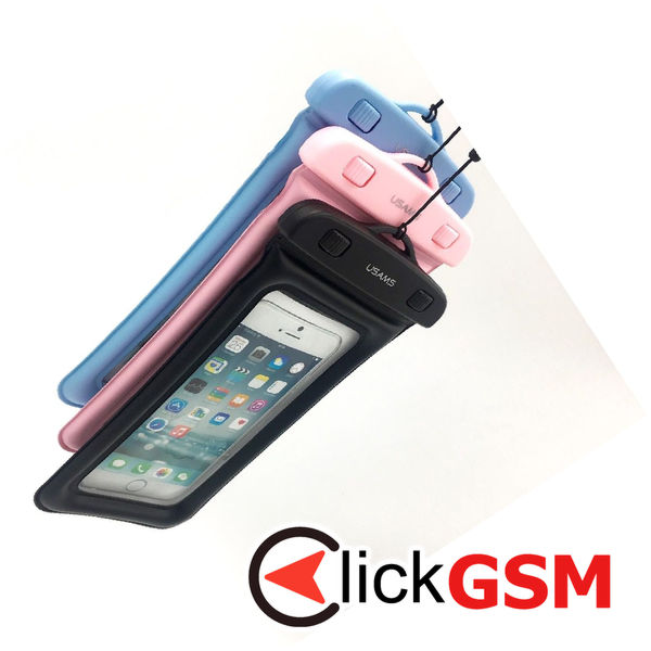 Usams - Waterproof Case (US-YD007) - IPX8, for Phone, max 6 - White