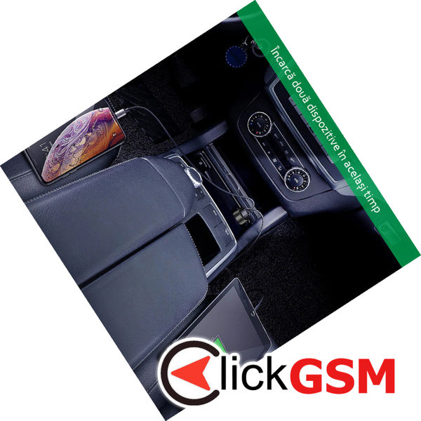 Yesido - Car Charger (Y31) - 2x USB, LED Display, QC 3.0, 18W, 3A - Black