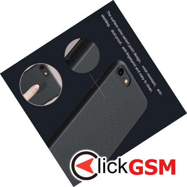 Nillkin - Super Frosted Shield - iPhone 7 / iPhone 8 / iPhone SE 2, SE 2020 / iPhone SE 3, SE 2022 - Black