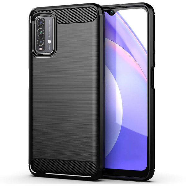 Techsuit - Carbon Silicone - Xiaomi Redmi 9T / Redmi 9 Power - Black