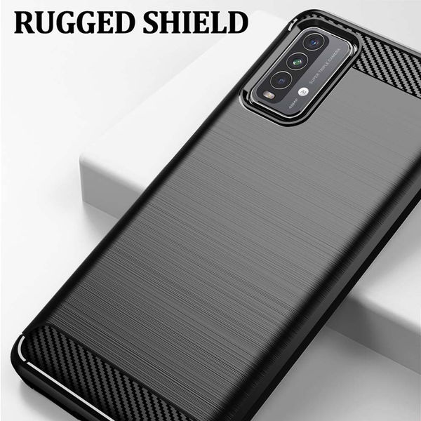 Techsuit - Carbon Silicone - Xiaomi Redmi 9T / Redmi 9 Power - Black