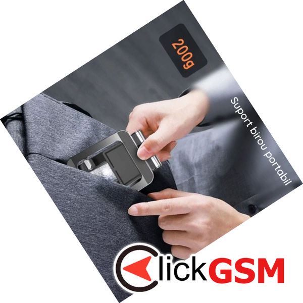 Yesido - Desk Holder (C97) - Silicone Pad, Folding Feature for Phone, Tablet - Black