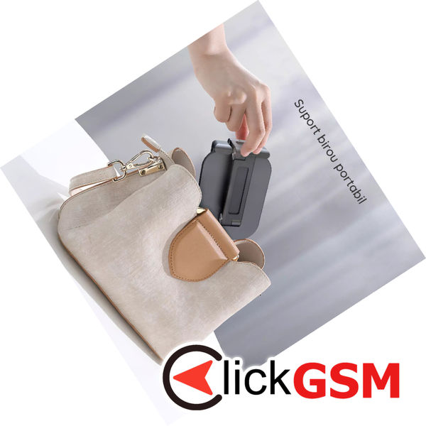 Yesido - Desk Holder (C98) - Silicone Pad, Folding Feature, for Phone, Tablet max 12.9 - Black