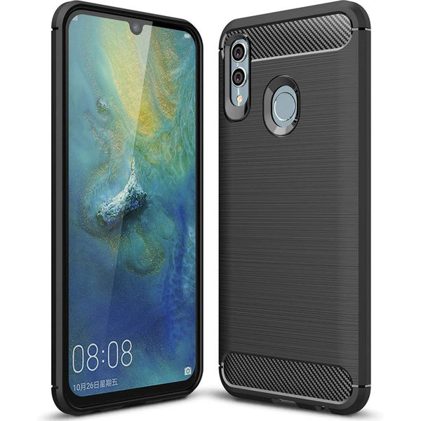 Techsuit - Carbon Silicone - Huawei P smart 2019 / Honor 10 Lite - Black