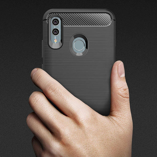 Techsuit - Carbon Silicone - Huawei P smart 2019 / Honor 10 Lite - Black