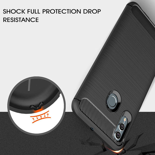 Techsuit - Carbon Silicone - Huawei P smart 2019 / Honor 10 Lite - Black